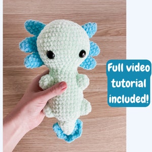 Crochet Axolotl Pattern - Amigurumi PDF