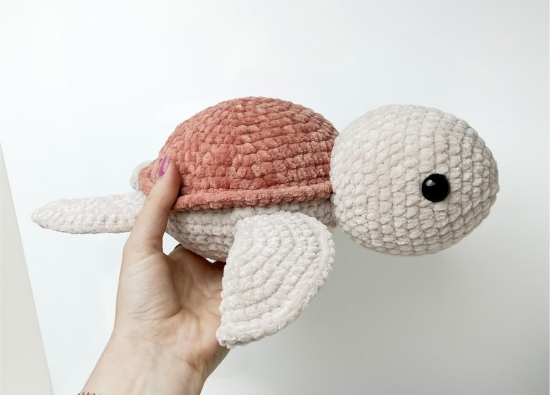 Crochet Turtle Pattern Bundle - Amigurumi PDF - 3 Sizes Small Large Jumbo image 8