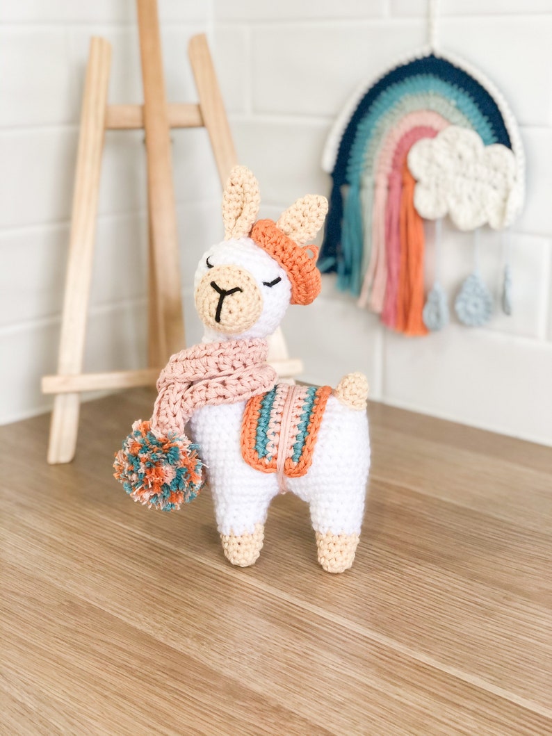 Louisa Llama Crochet Amigurumi PDF Pattern image 2