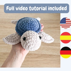 Crochet Turtle Pattern - Amigurumi PDF