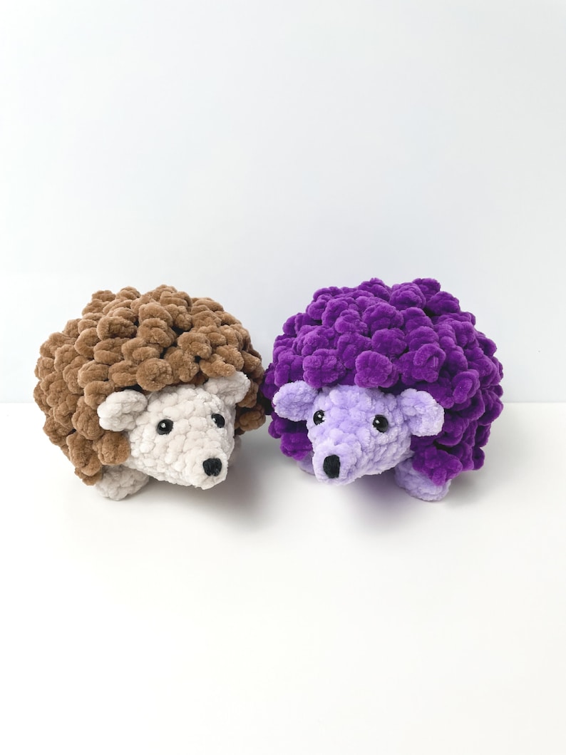 Virkat igelkottmönster - Enkelt Amigurumi-djurmönster i PDF-format bild 5