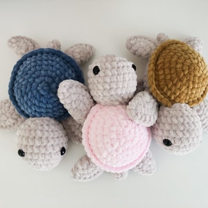 Crochet Turtle Pattern Bundle - Amigurumi PDF - 3 Sizes Small Large Jumbo image 10