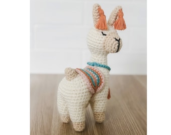Drama Llama Crochet Amigurumi PDF Pattern