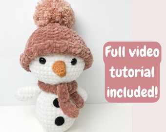 Crochet Snowman - Amigurumi Christmas PDF Pattern