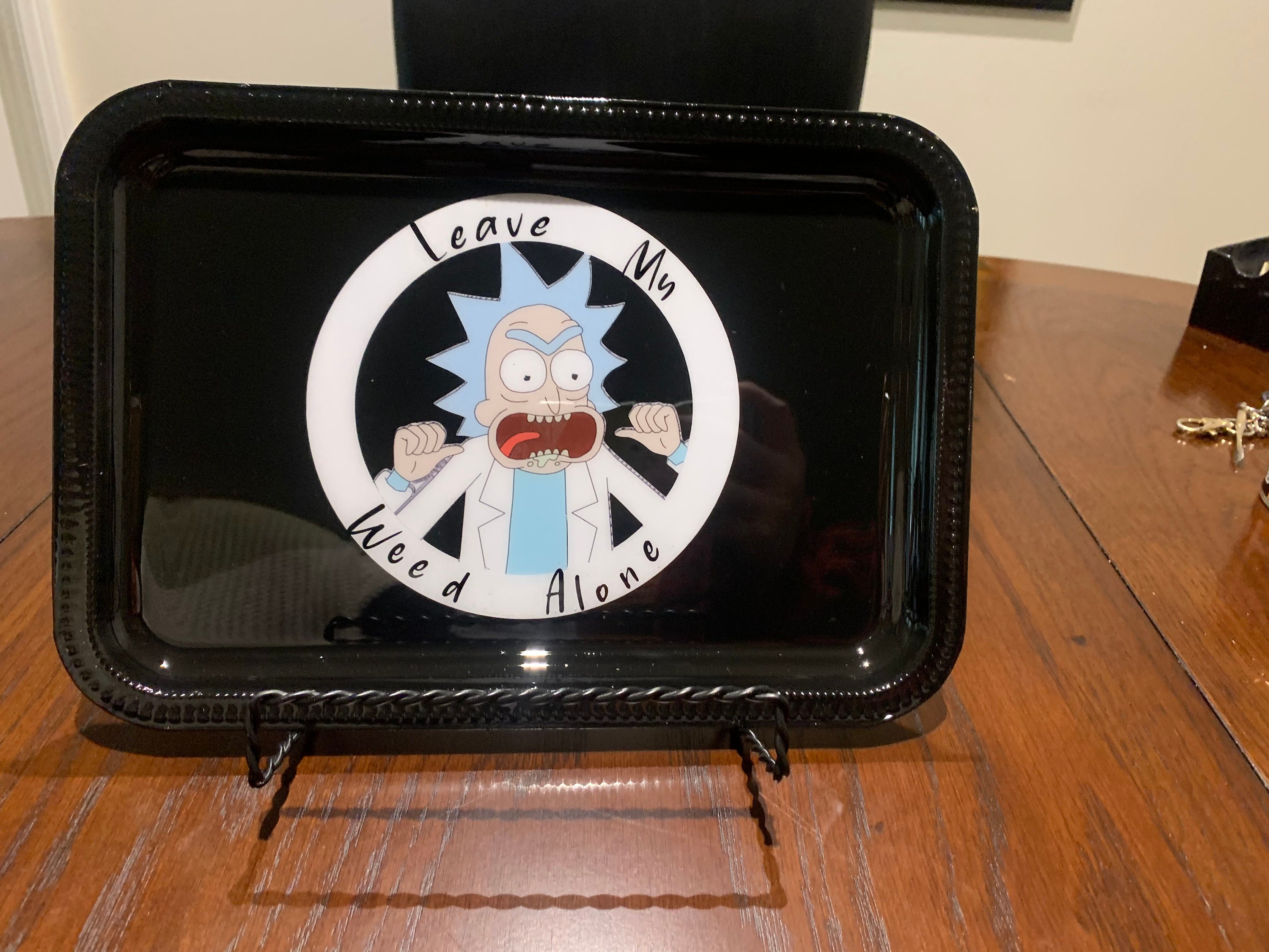 Rick and Morty rolling tray Etsy