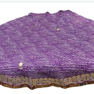 Falda Laharia, falda morada, falda india, falda de algodón, falda de talla única, falda cómoda