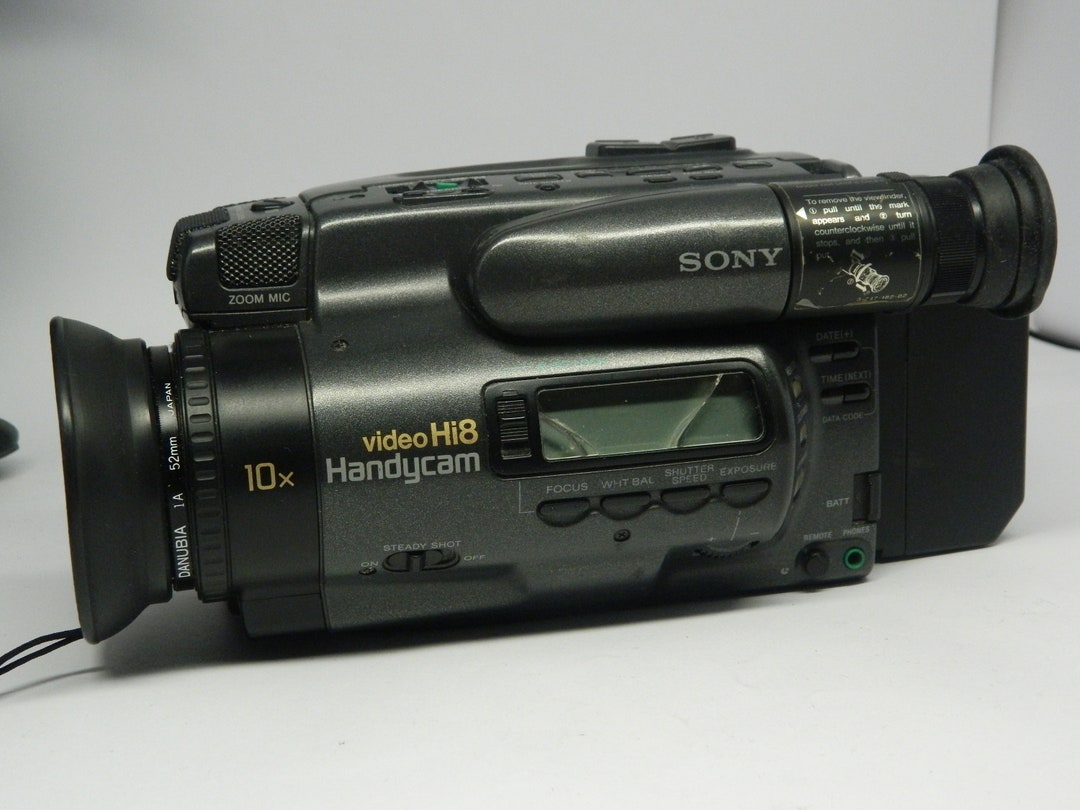 Sony Video Camera Recorder Hi8 Handycam CCDTR805E With Bilora Etsy