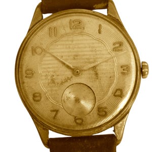 Vintage Hislon Mechanical Watch | 1950s Classic Men&#39;s Watch | Elegant Manual Wind Timepiece | Collectible Swiss Watch | Retro Style