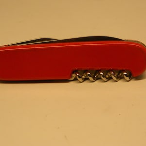 Solingen , Rostfrei, Red,Stainless Steel -German Multi-tool Pocket Knife c.1961&#39;s