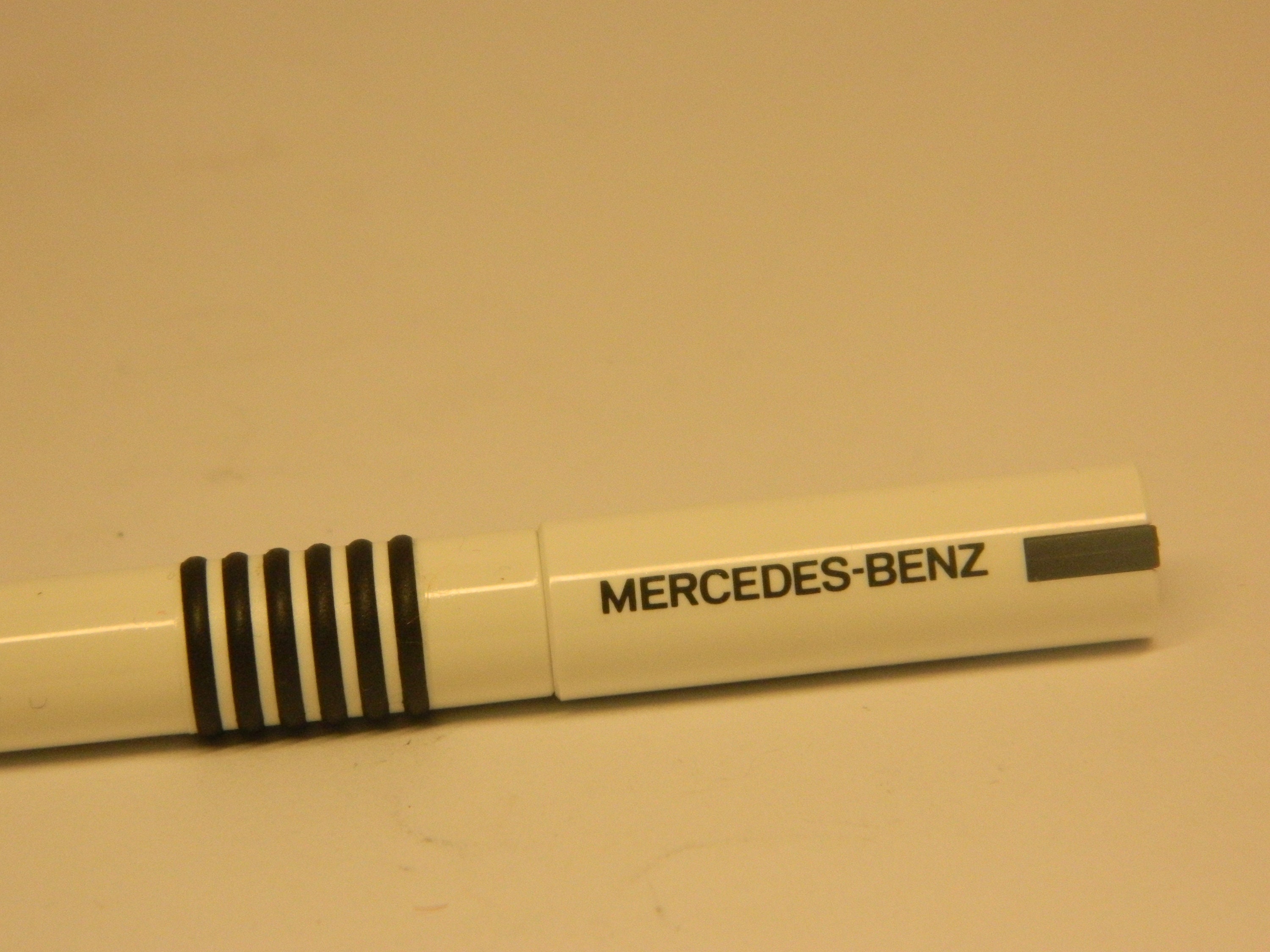Old Style Lamy White Pen Rollerball White Black / W.germany