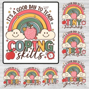 It&#39;s A Good Day To Teach Png, Teacher Bundle, First Day Of School, Teach Love Inspire, Instant Digital Download - PNG File