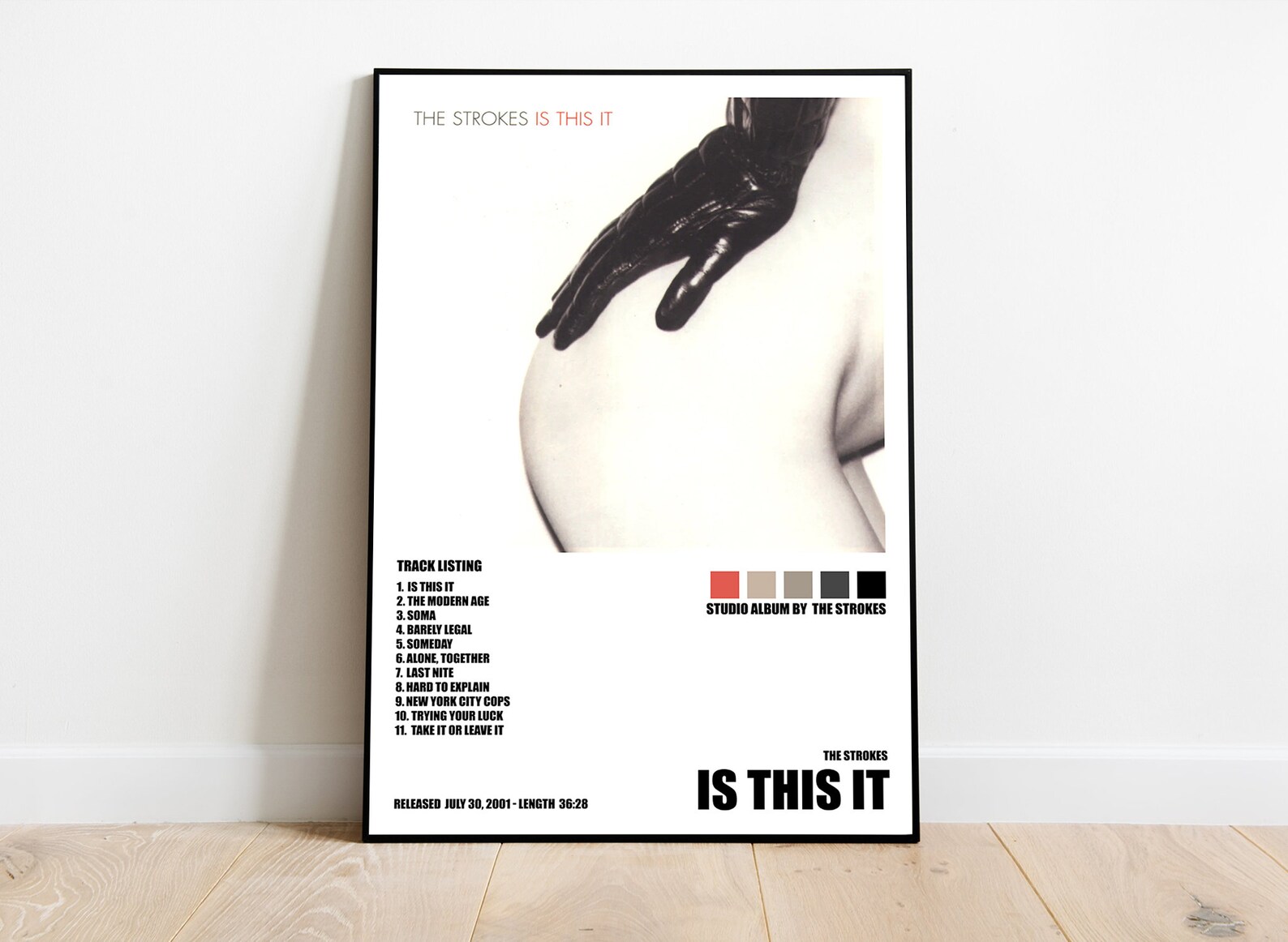 The Strokes Is This It Poster Album Cover Poster Room Etsy