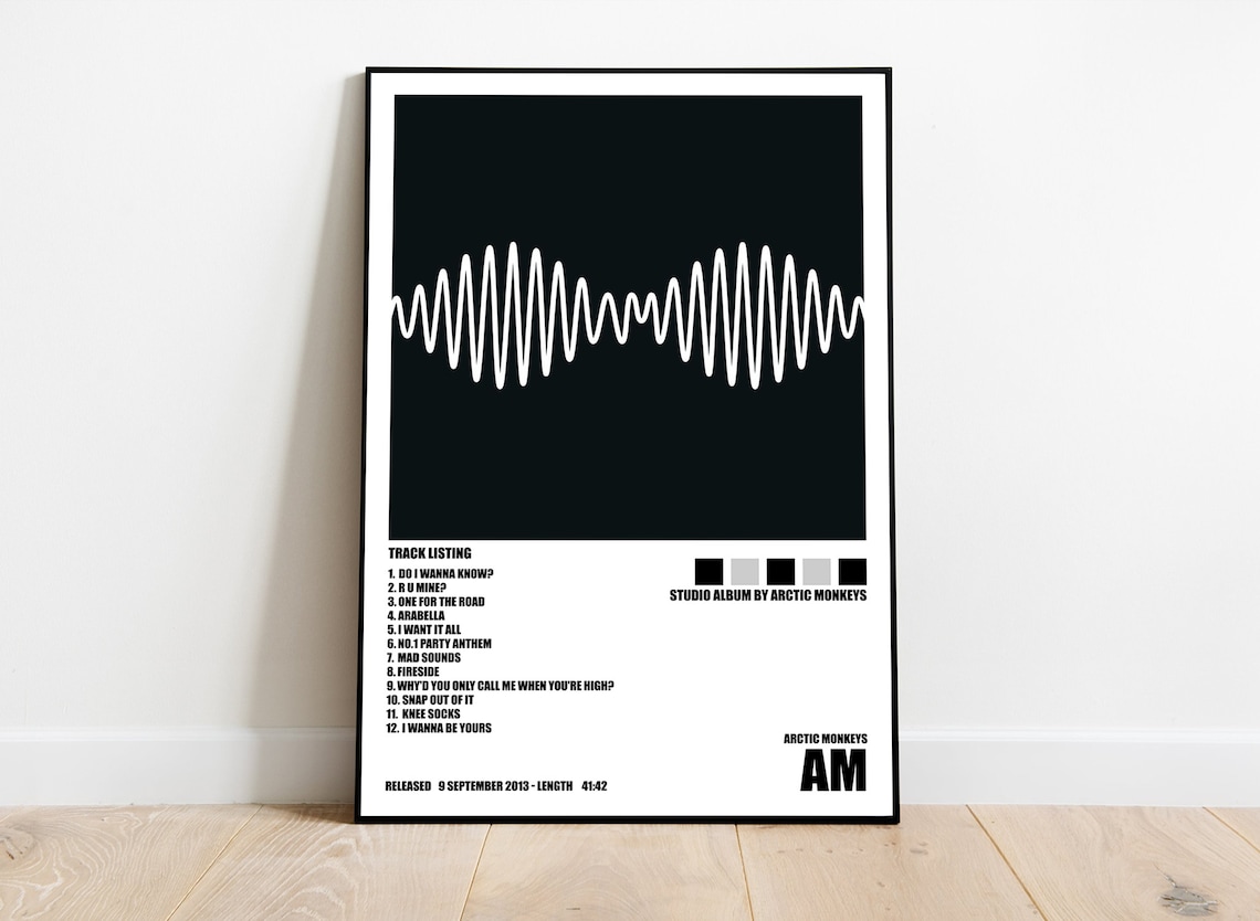 Arctic Monkeys AM Poster Album Cover Poster Room Decor | Etsy