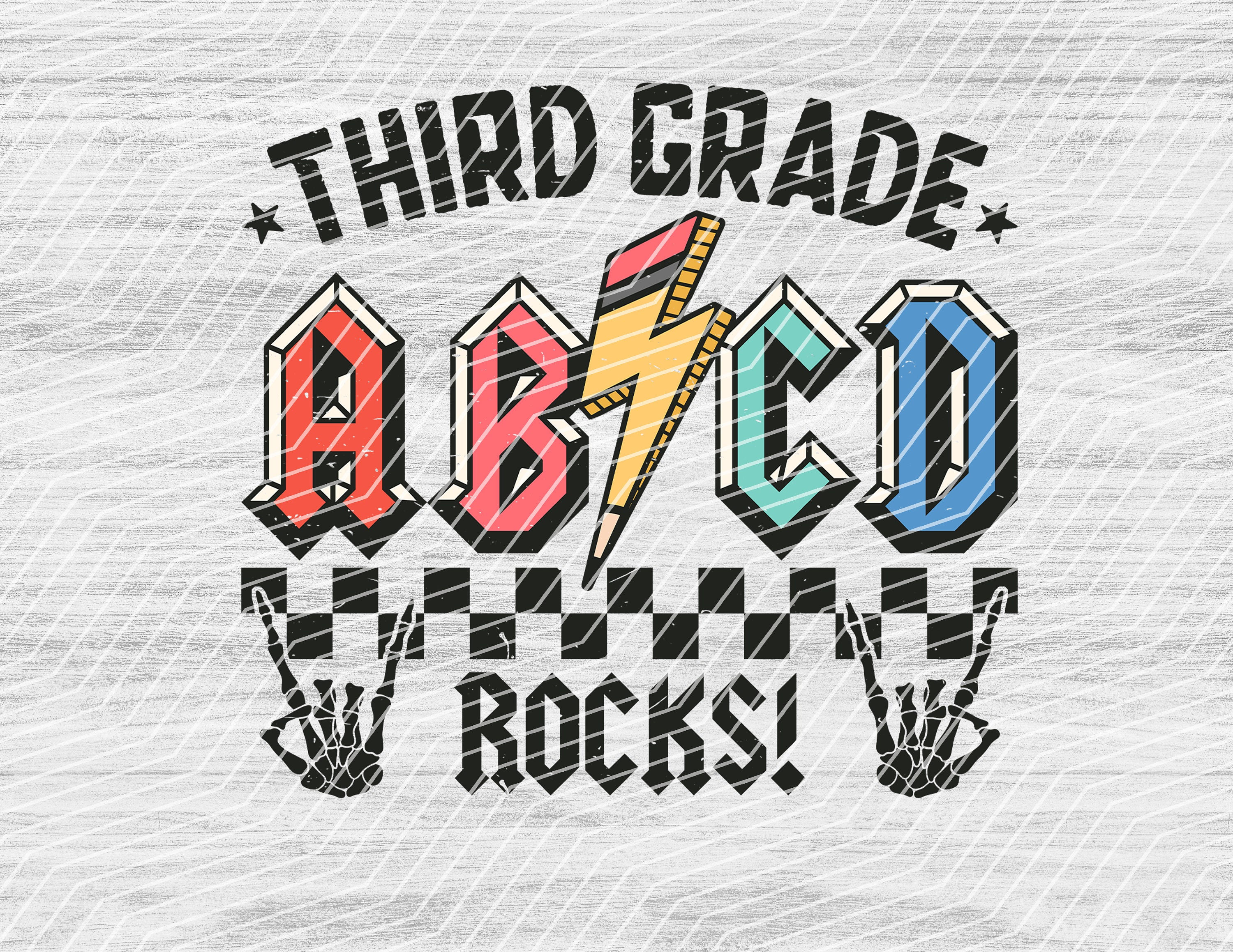 3rd Grade Rocks Clipart