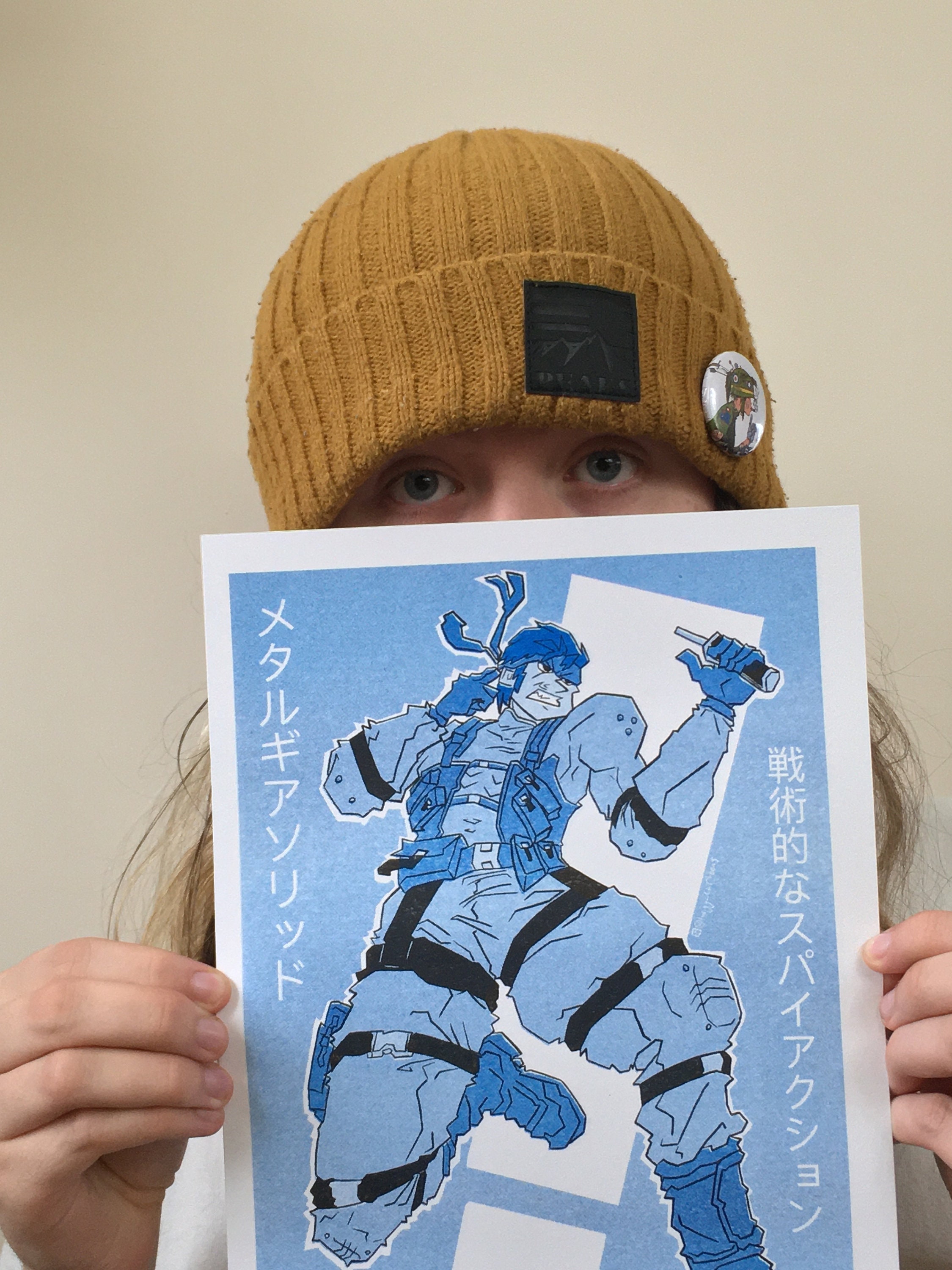 Metal Gear Solid Poster Solid Snake Exclamation Mark - Etsy