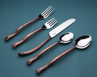 Twig Flatware Antique Copper, 5 Pc. Place Setting