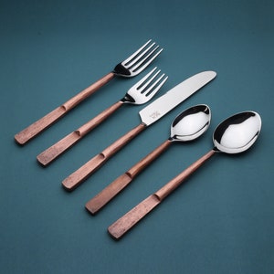 Celia Copper Flatware, 5-Pc. Place Setting