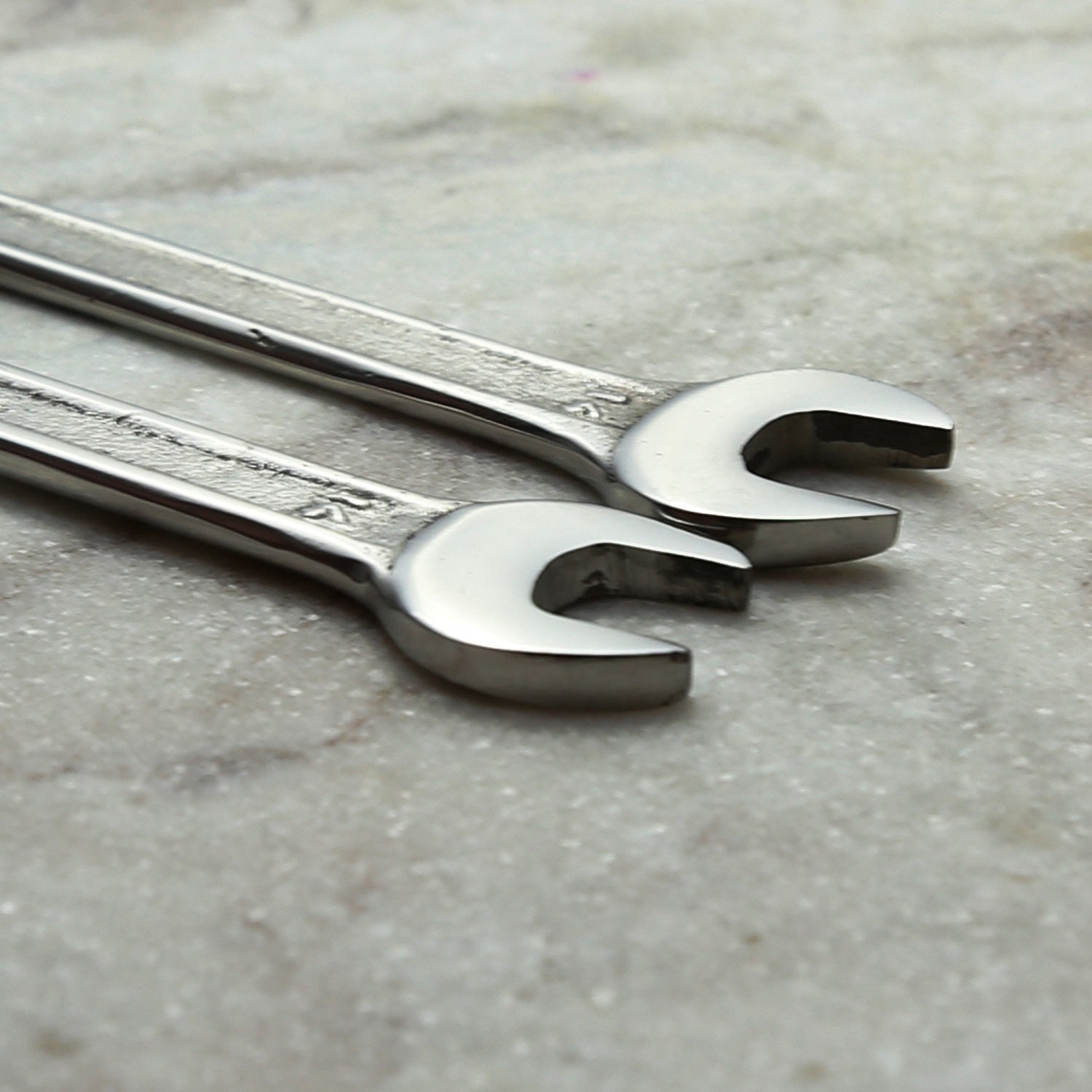 Full Polished Spanner Design Cheese Knife & Spreader 2 Pc. Set Etsy