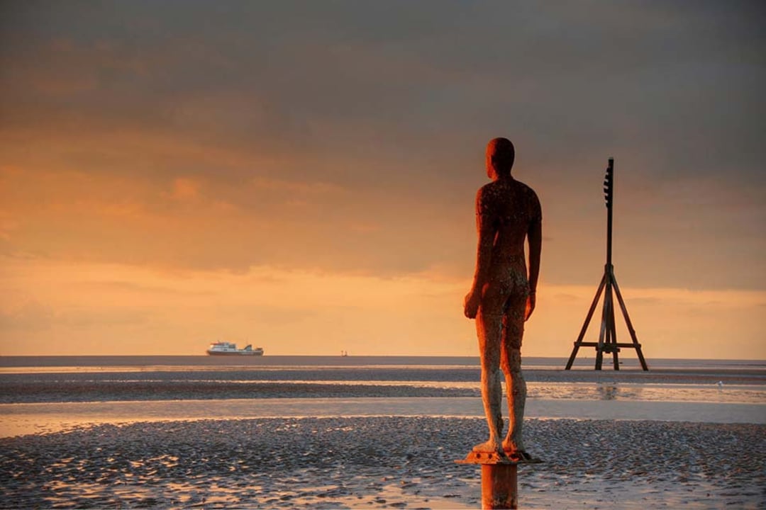 Antony Gormley Another Place, Antony Gormley Crosby, Antony Gormley Sculptures, Anthony Gormley, Anthony Gormley Print Canvas, Crosby Beach - Etsy