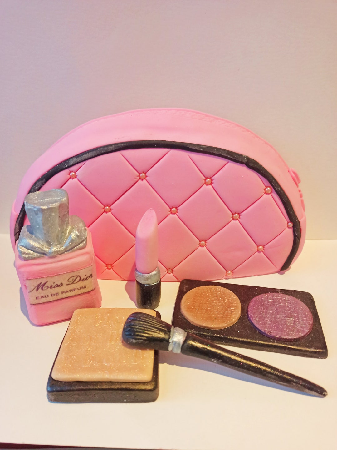 Make up Cake Topper Edible Fondant Etsy UK