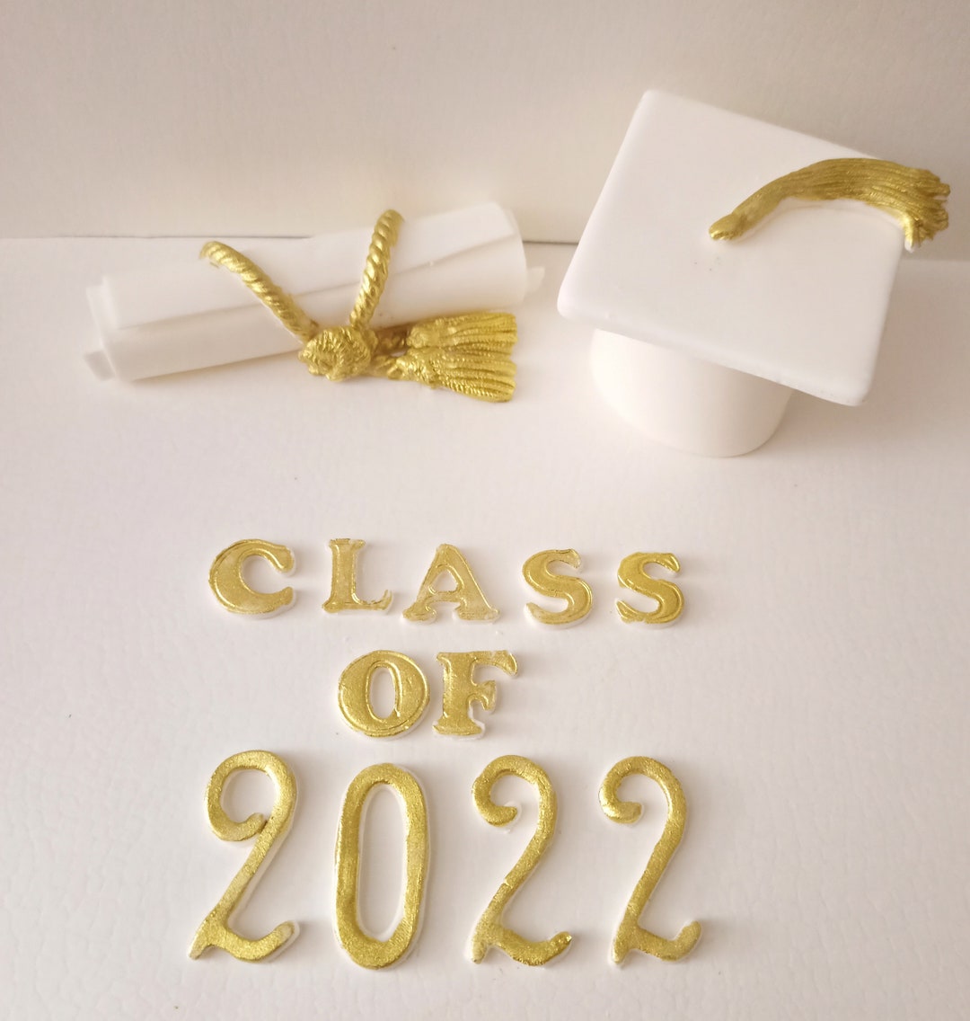 Graduation Edible Cake Topper Decorations - Etsy