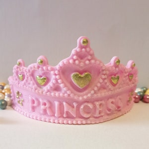 Edible Princess Tiara Crown Cake Topper Decorations + Sprinkles - Etsy UK