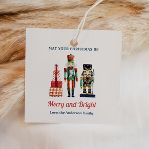Printable Christmas Gift Tag Nutcracker Christmas Tags - Etsy