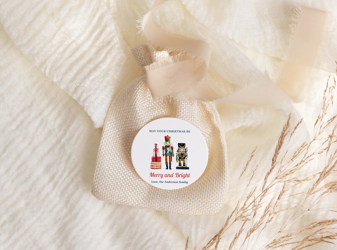 Printable Christmas Gift Tag Nutcracker Christmas Tags - Etsy