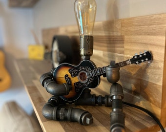 Pipework Guitar Lamp