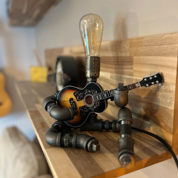 Pipework Guitar Lamp