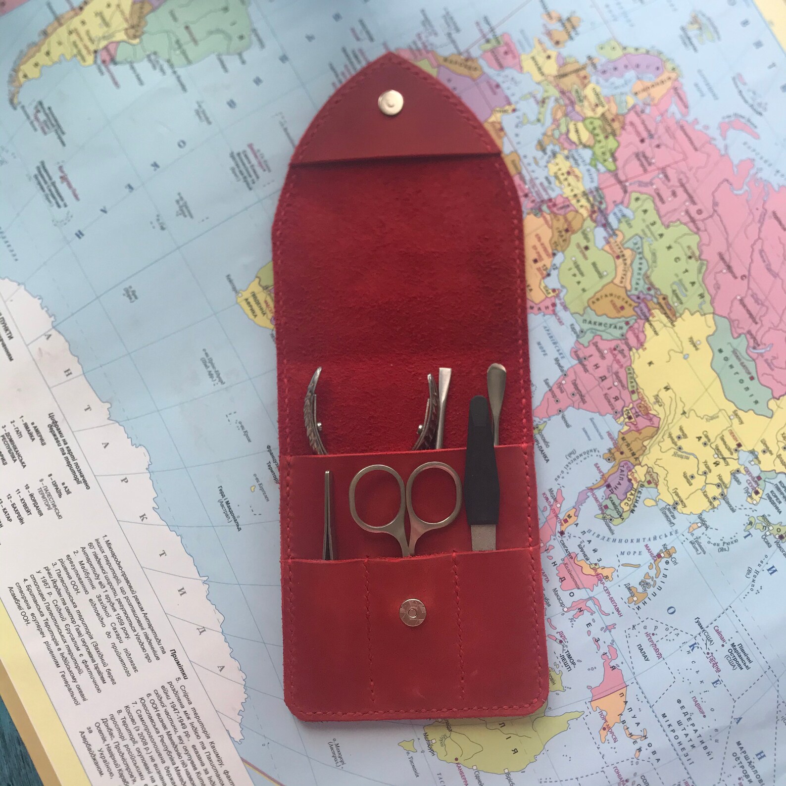 Personalized manicure case Handmade manicure set case Etsy