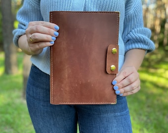 Custom leather sketchbook, Travel Journal, Leather notebook, Sketch Book