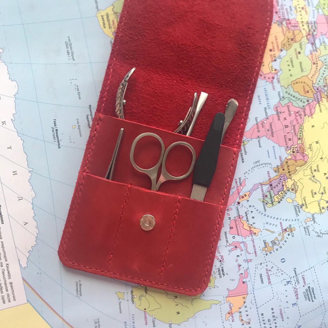 Personalized Manicure Case Handmade Manicure Set Case Etsy UK