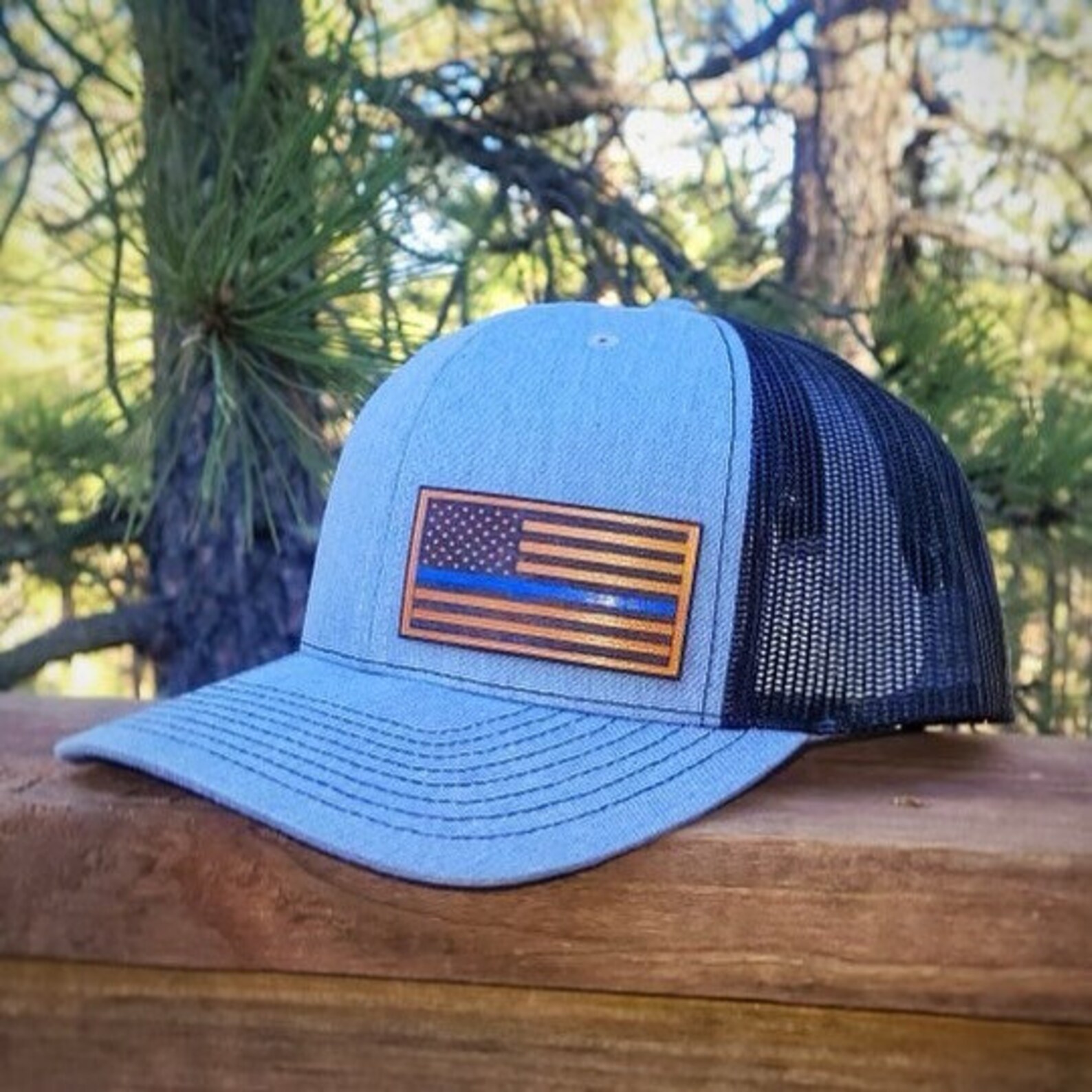Custom Richardson 112 Leather Patch Hat Etsy