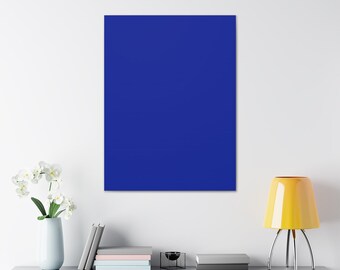 International Klein Blue (Cotton Canvas Print, 6 sizes, Free Shipping) by Yves Klein