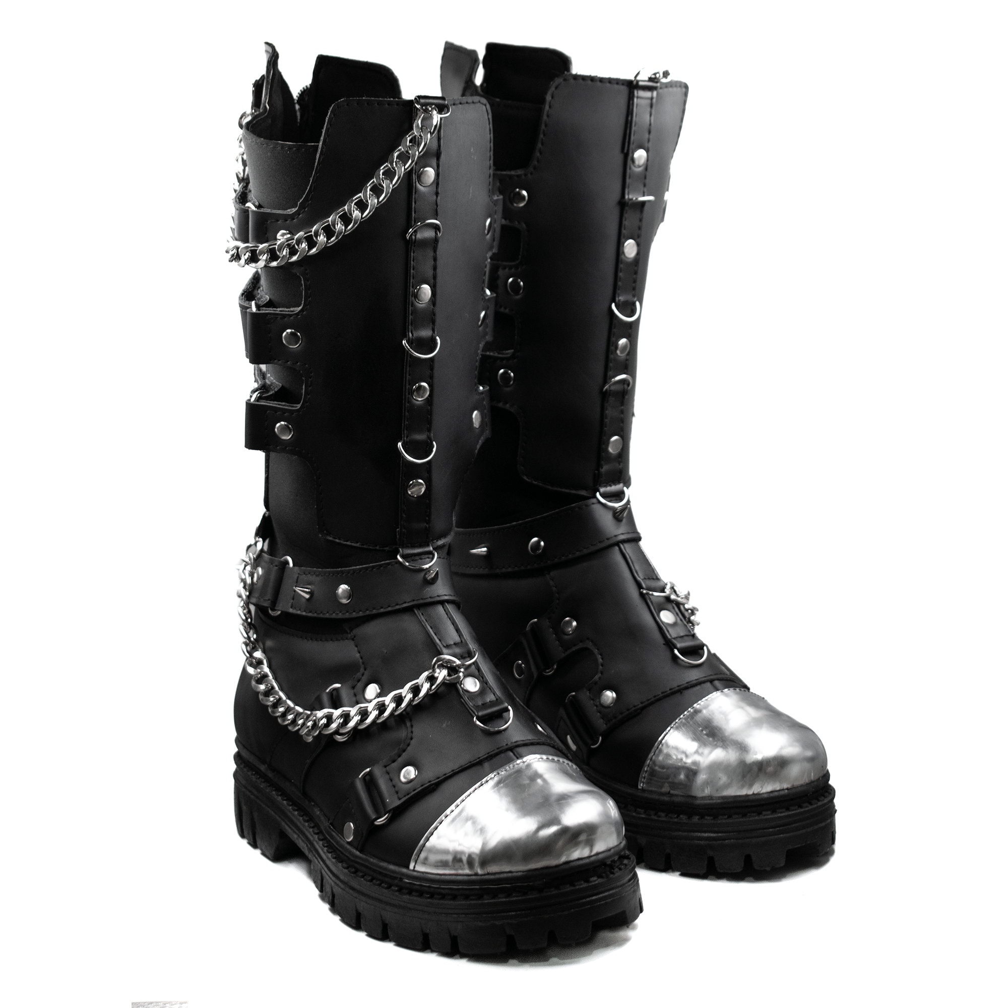 Heavy Metal Boots Etsy