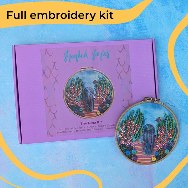Embroidery Kits for Beginners Etsy UK
