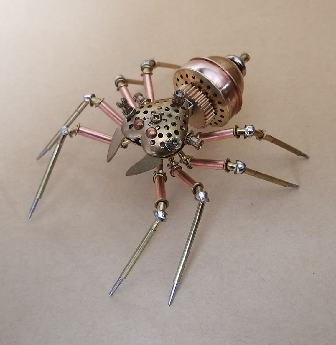 Steampunk mechanical insects mechanical spiders metal Etsy
