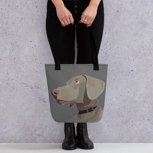 La vie est meilleure avec un sac de sac de Weimaraner