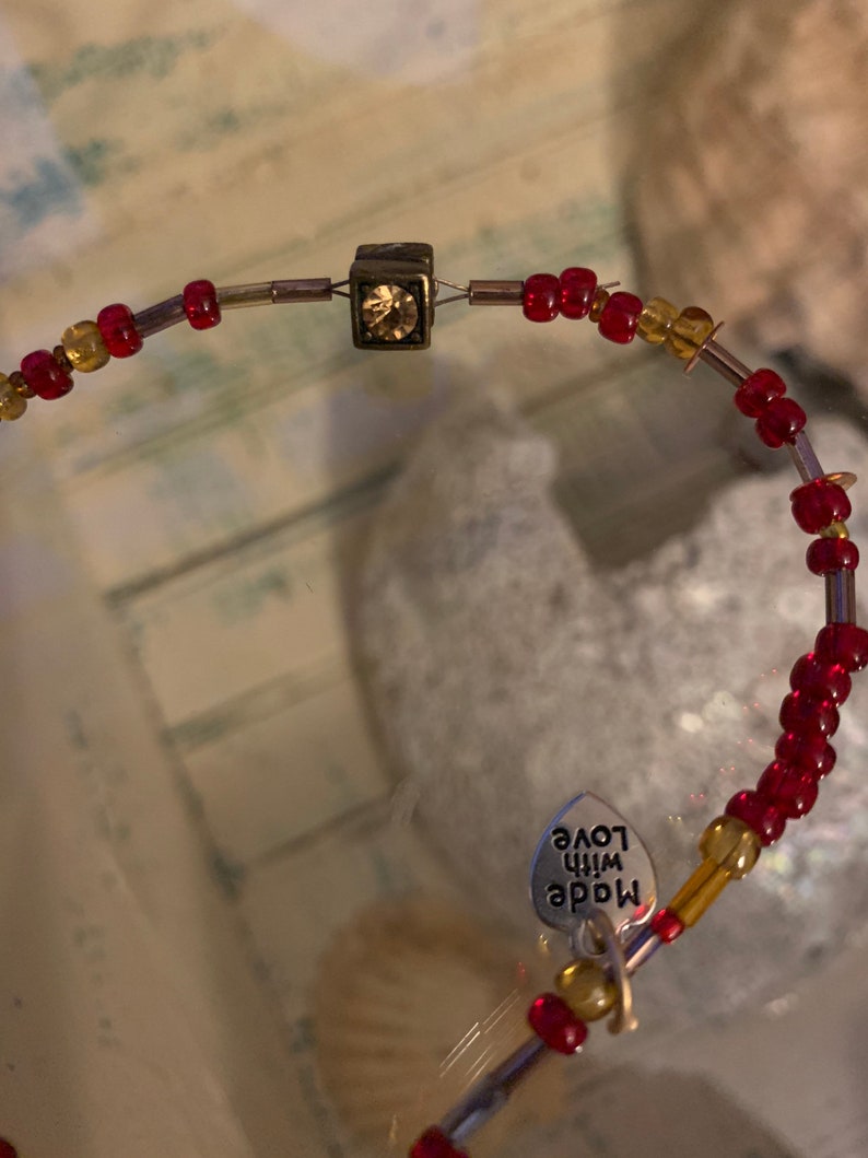 Made with Love by the Seacoast Long Bugle Bead Necklace