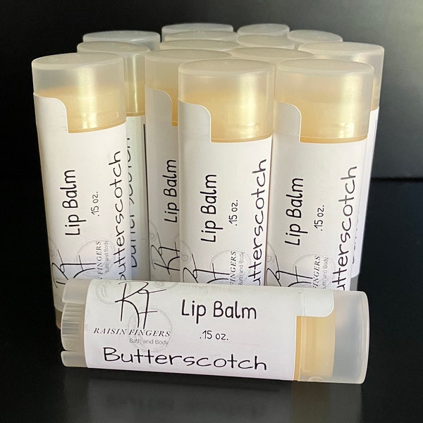 Butterscotch Handmade Lip Balm / Vegan