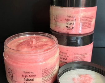 Island Nectar Handmade Foaming Sugar Scrub