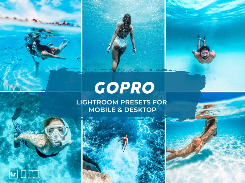 GoPro Lightroom Presets,Lightroom Presets,GoPro Presets cinématique, étalonnage des couleurs, coloré, couleur, filtre instagram image 1