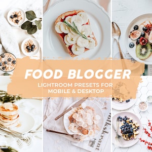 Food Blogger Lightroom Presets ,Food presets mobile ,Photography Presets, Food Blogger Presets, Lightroom Presets, Blogger Presets