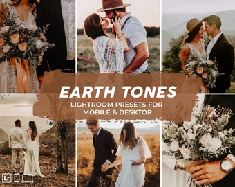 10 EARTH TONES Lightroom Presets , Lightroom Mobile & Desktop Presets,Filter for Instagram Influencer,MOODY Presets,earth tones presets