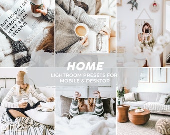 10 HOME Lightroom presets Mobile & Desktop Lightroom Presets ,Bright White Presets, Indoor Preset, Family,lightroom Preset Home