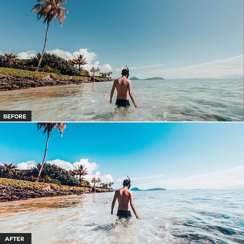 GoPro Lightroom Presets,Lightroom Presets,GoPro Presets cinématique, étalonnage des couleurs, coloré, couleur, filtre instagram image 4