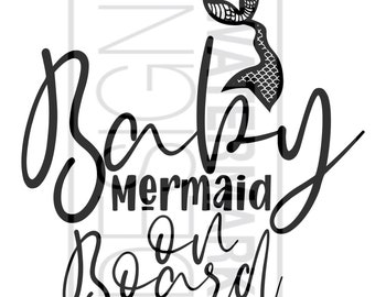 Download Pregnant Mermaid Svg Etsy