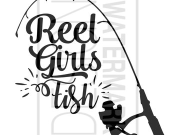 Download Reel Women Fish Art Etsy