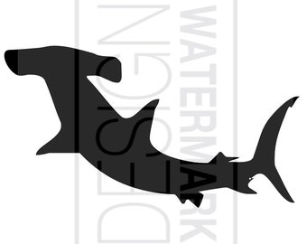 Hammerhead Shark Svg Etsy